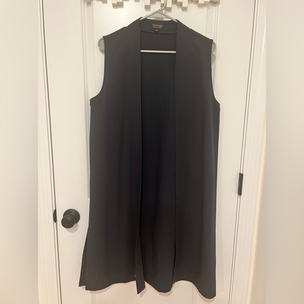 Topshop women Long Vest
